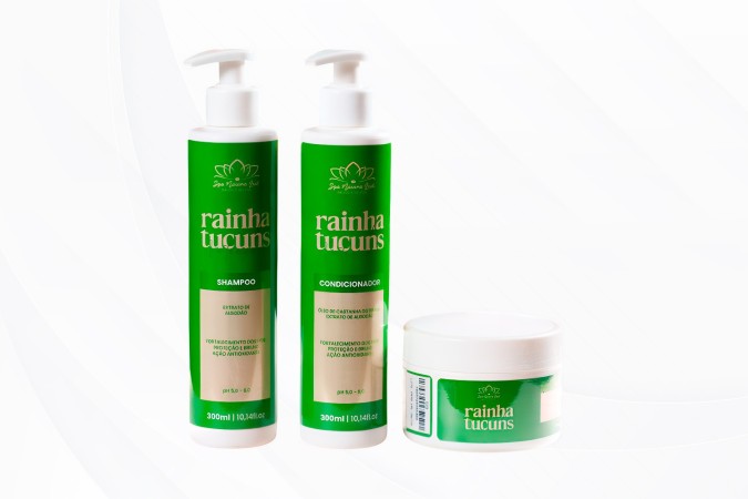 Kit Nutrição: Shampoo 300ml + Condicionador 300ml + Máscara Capilar 300ml